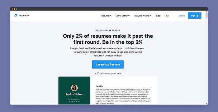 [resume.io](https://resume.io/)