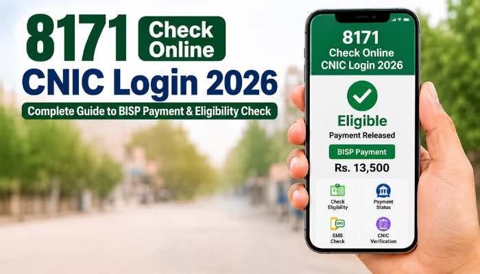 8171 Check Online CNIC Login 2026 — Check Your BISP Eligibility and Payments Instantly