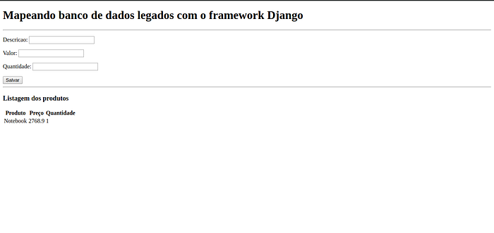 Resultado Listagem