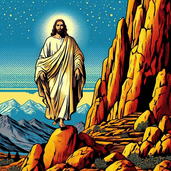 예수께서 부활하신 후 산에 나타나셨을 때, 그분은 실제로 존재하셨는가?