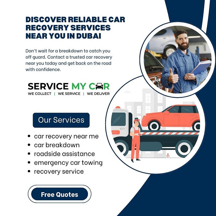 Discover Reliable Car Recovery Services Near You in Dubai — ServiceMyCar