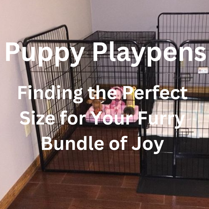 Puppy Playpens Finding the Perfect Size for Your Furry Bundle of Joy