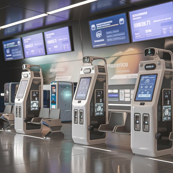 Self-Service Kiosks on Public Transportation