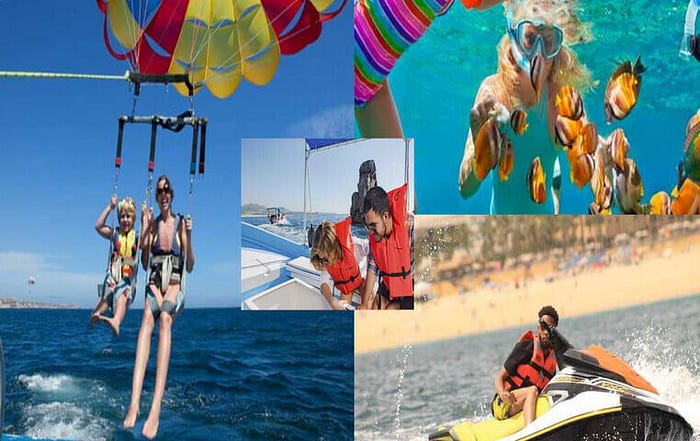Parasailing, Snorkeling, Jet Ski and a Tour of the Arch in one Single Combo
