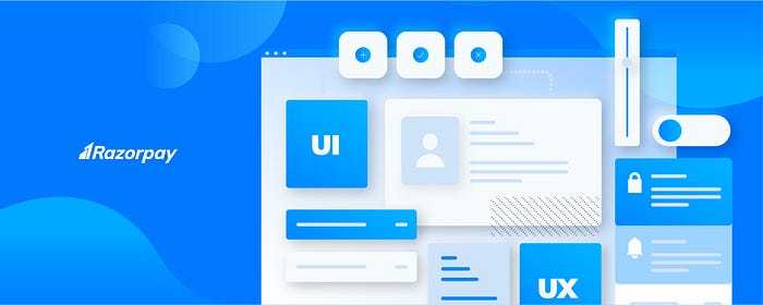 Cover picture: various UI elements layered together, text says “Razorpay”