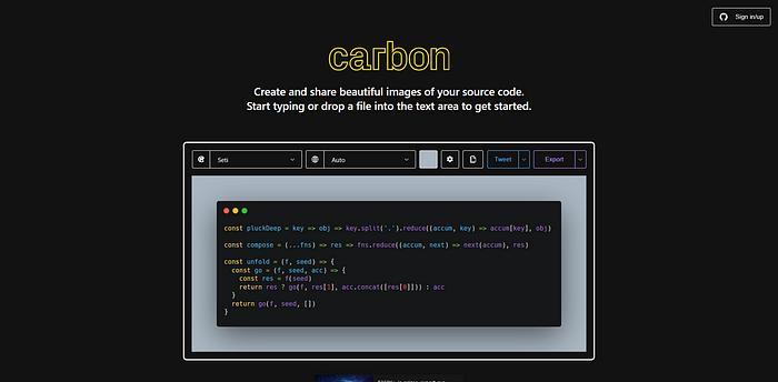 Create and Share Beautiful Images for Source Code