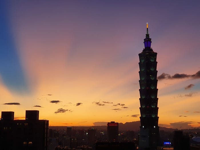 Beautiful image of Taipei’s 101 Skyscraper