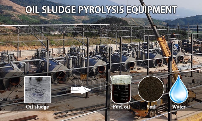 DOING oil sludge pyrolysis plant