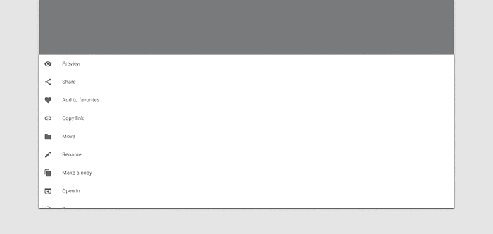 Image of oversized bottom sheet on wide screen.