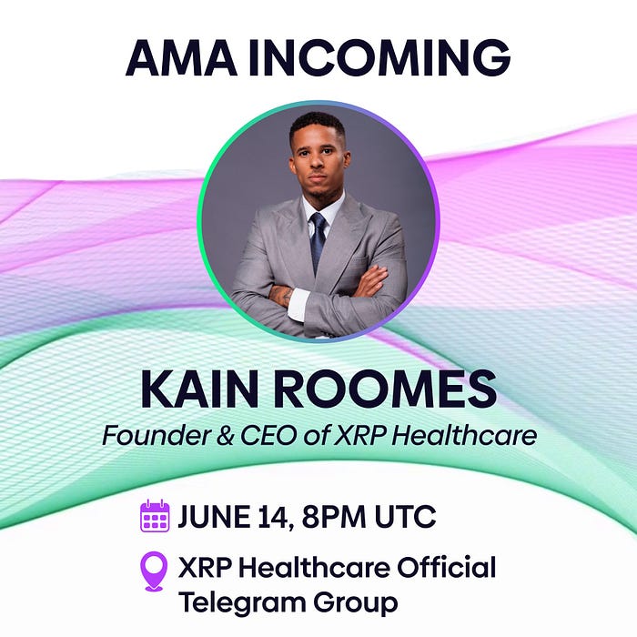 XRP Healthcare's logo‌ symbolizes its mission ‍to integrate blockchain⁢ technology with healthcare ⁤solutions.