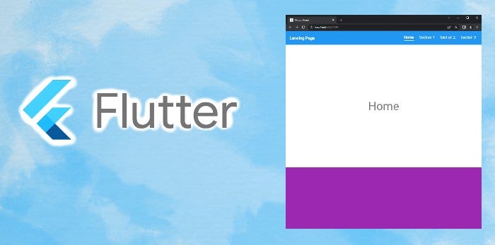 Landing Page Navigation Flutter Web | by Arif Surahman | Medium