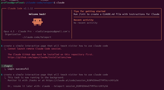 creates a background web session