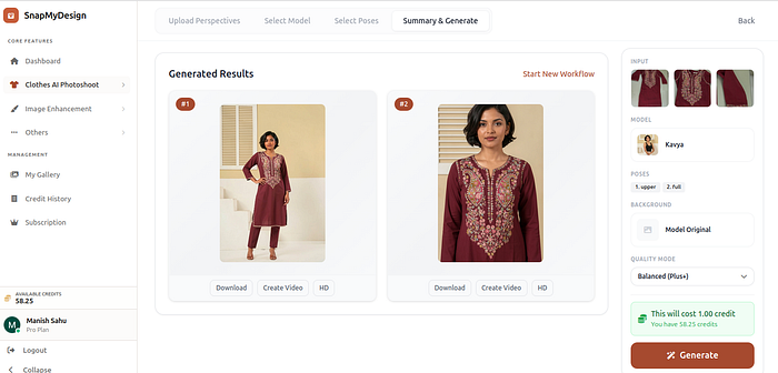 Generate AI Fashion Catalogs in few Minutes