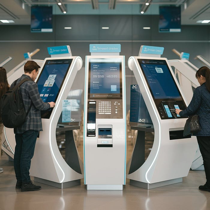 self-service banking kiosk