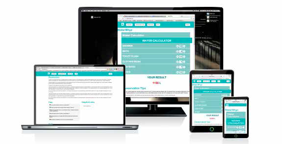 Water Whys Digital Device Layout— Design A Digital Product For Sustainability by Paul Myers