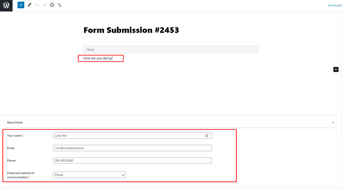 form submission example
