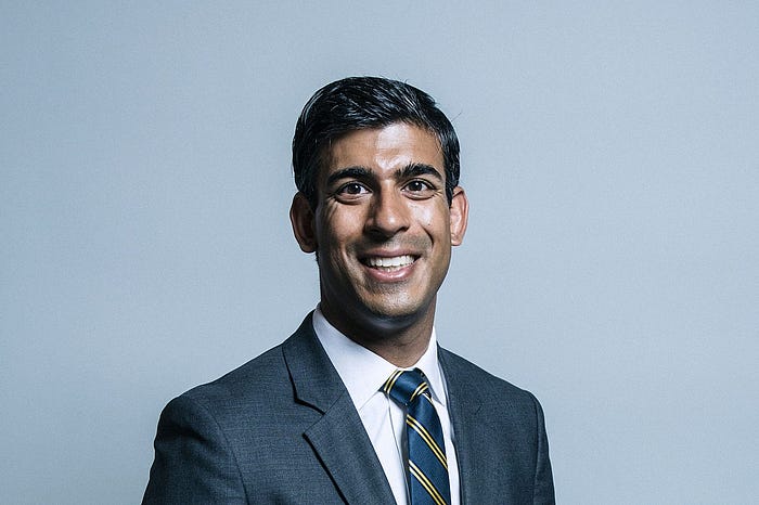 Portrait picture of UK Prime Minister Rishi Sunak