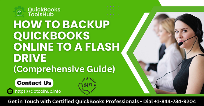 how to backup quickbooks online to a flash drive
