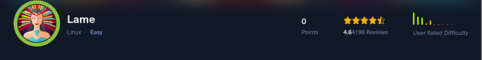https://app.hackthebox.com/machines/Lame