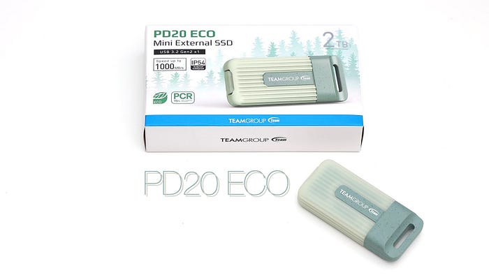 TEAMGROUP 與環保精神齊步推出 PD20 ECO 2