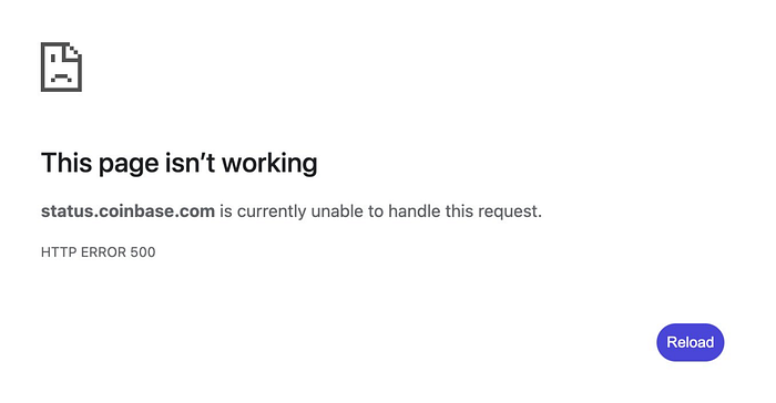 Coinbase 7 hour outage after their recent layoffs