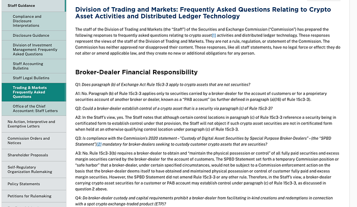 ABD SEC AÇIKLAMASI -Borsa ve Piyasalar Bölümü: Kripto Varlık Faaliyetleri ve Blokzincir Teknolojisi… image - 5556