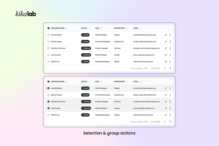 Designing big data tables: Insights from a UX/UI Perspective | Medium