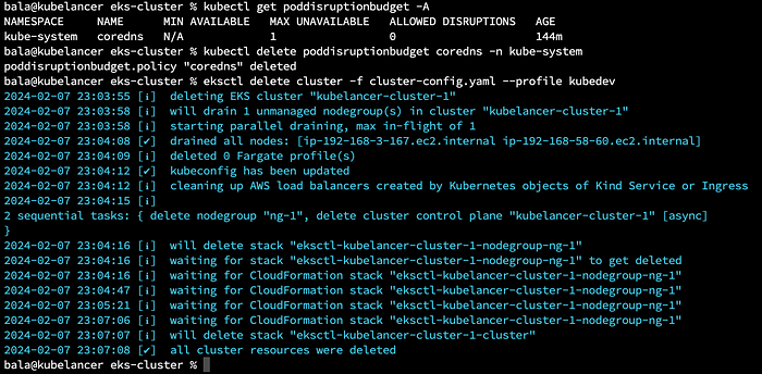 Create AWS EKS Cluster - eksctl