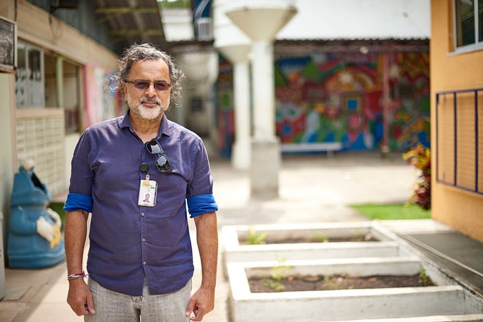 Carlos Brandão, voluntário na ONG desde 1998