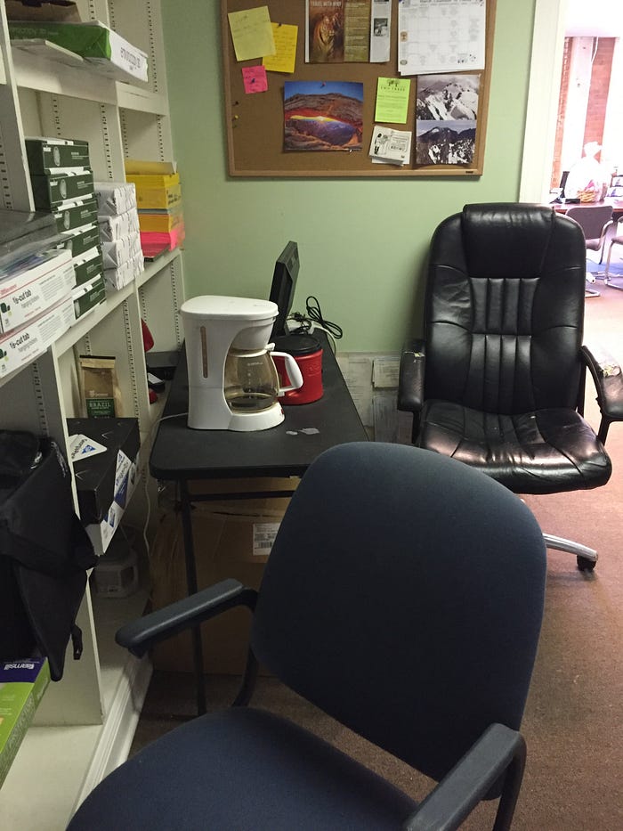 latest configuration of Wholesome Shopper Market office