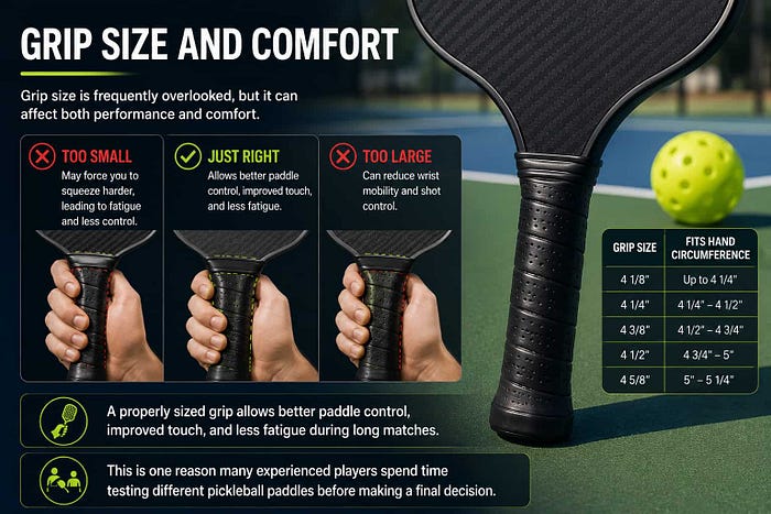 Grip Size and Comfort