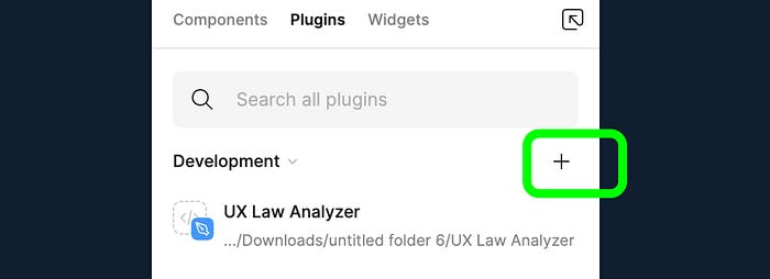 Open the Figma Development Environment