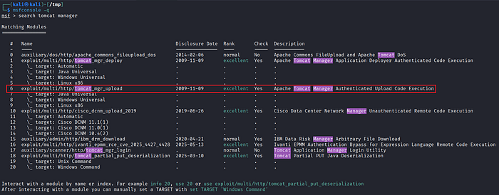 Image 8 — Thompson Tryhackme — Exploiting Apache Tomcat — d231bf1c2365