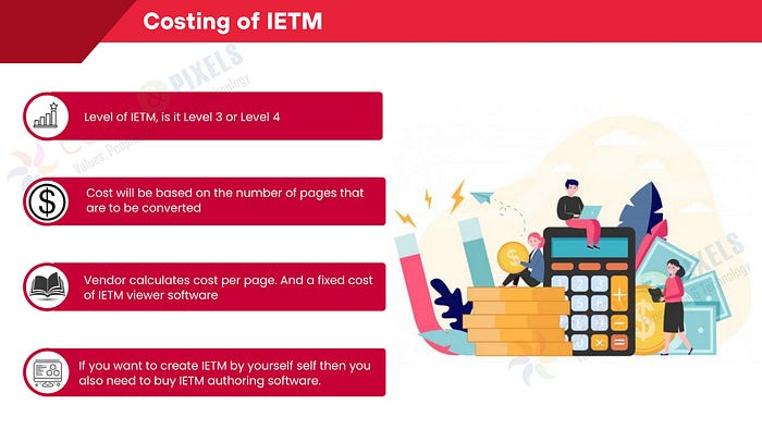 Costing of IETM Interactive Electronic Technical Manual