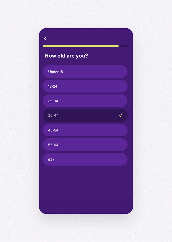 The select item is more highlighted now