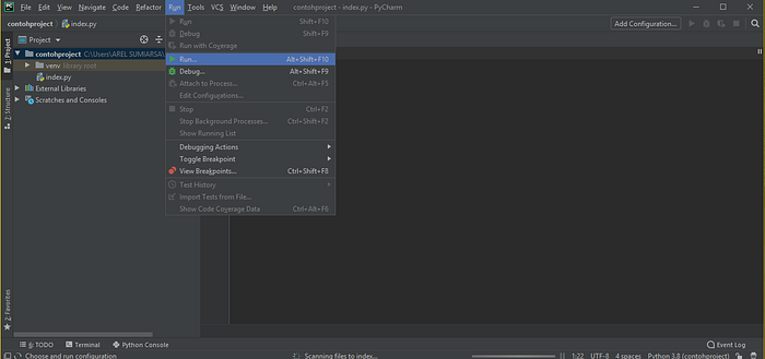 Persiapan dan Langkah Membuat Projek Pertama Python dengan PyCharm IDE ...