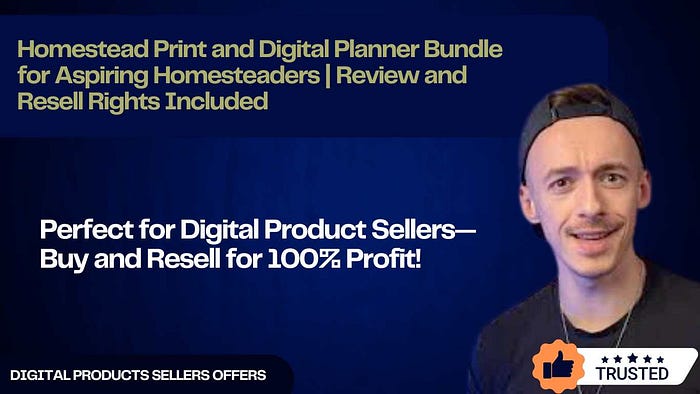 Bundle for Aspiring Homesteaders | Review and Resell Rights Included Perfect for Digital Product Sellers — Buy and Resell for 100% Profit!