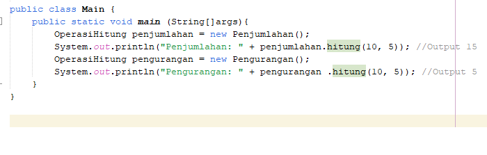 Implementasi Interface pada Java. Interface adalah bentuk kontrak yeng ...