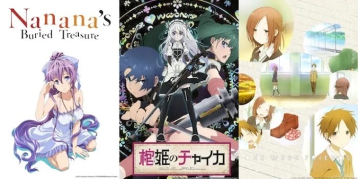 Top 7 anime (2012-2014)