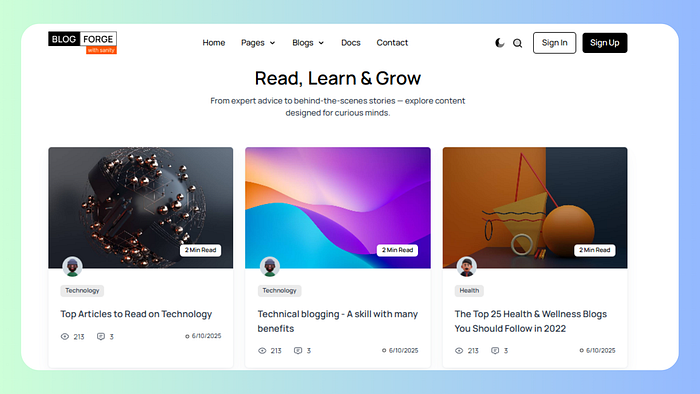 Blog Forge