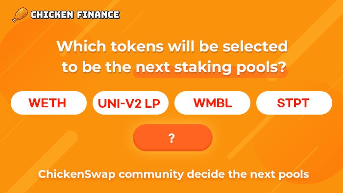 Add More Pools to ChickenSwap