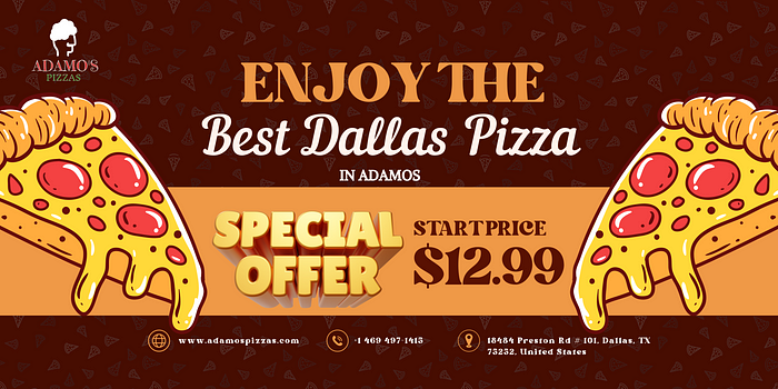 Treat yourself with Best Dallas Pizza in Adamospizzas?
