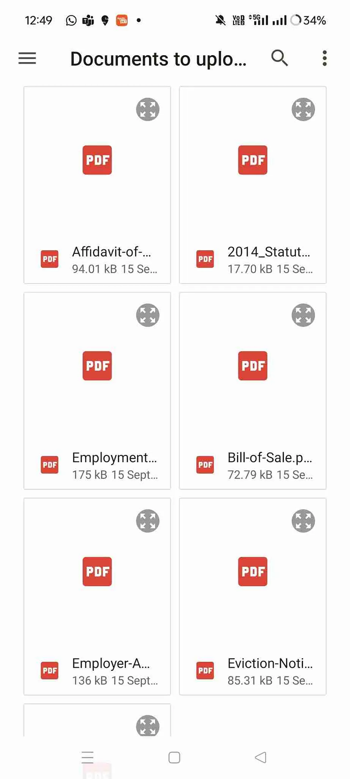 Selecting local files via file explorer