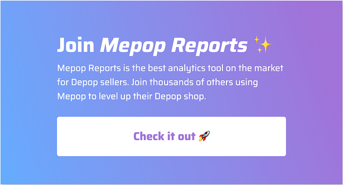 Join Mepop Reports!