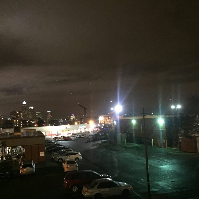 Wholesome Shopper Market at night