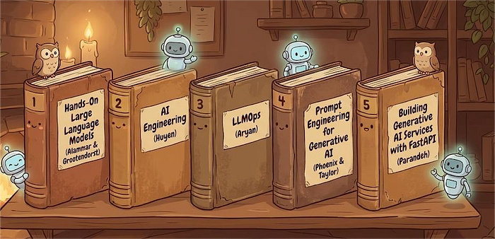 The AI Engineering Bookshelf: Five Books That Changed How I Think About Building AI Systems