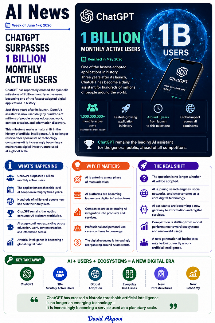 ChatGPT Reaches One Billion Monthly Active Users