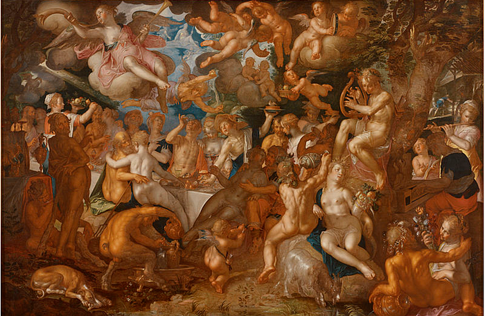 Joachim Wtewael, (1566–1638) The Wedding of Peleus and Thetis, c. 1612, Thetis ve Peleus'un Düğünü
