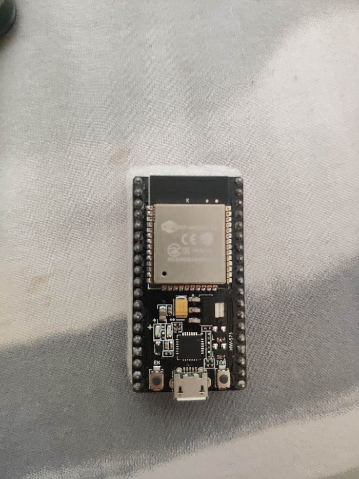 How NodeMCU ESP-32S looks like.