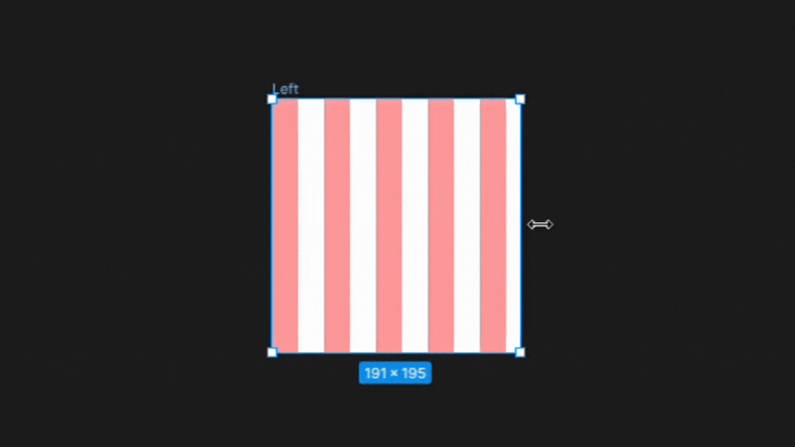 Illustration of the Left Column Settings on Figma